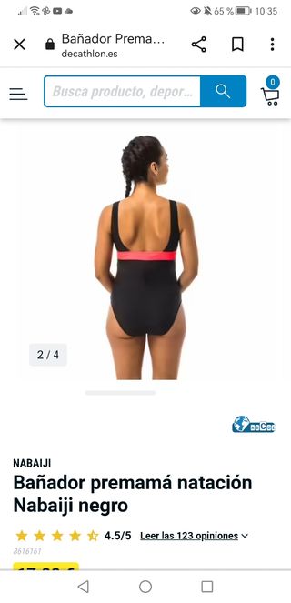 bañador premamá 48 XL