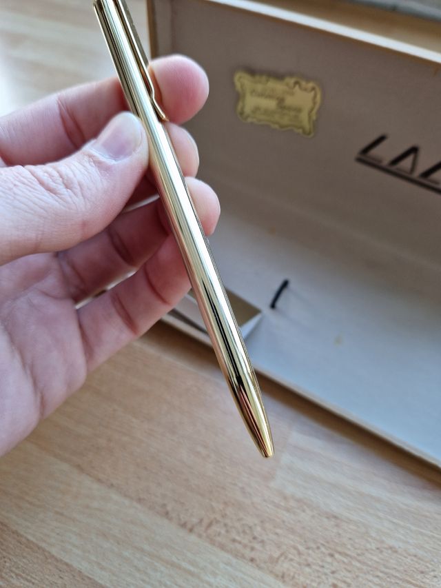 penna placcata oro lalex