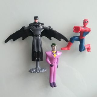 Batman Spiderman y Joker