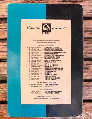 AMO DEL ESPACIO. FREDERIC BROWN. NEBULAE 1956.