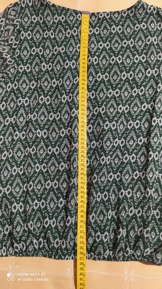 Blusón de Amichi estampado verde