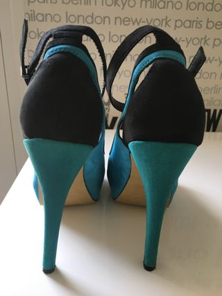 Tacones con plataforma interior de Blanco
