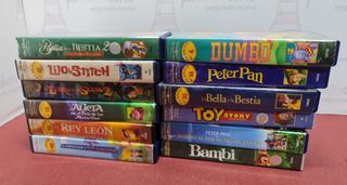 lote 12 VHS peliculas disney