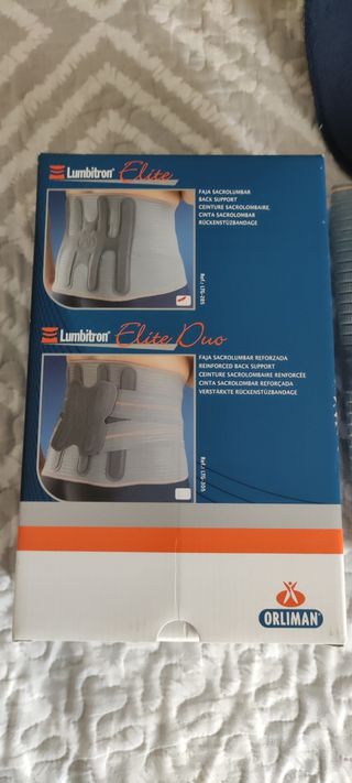 FAJA SACROLUMBAR REFORZADA