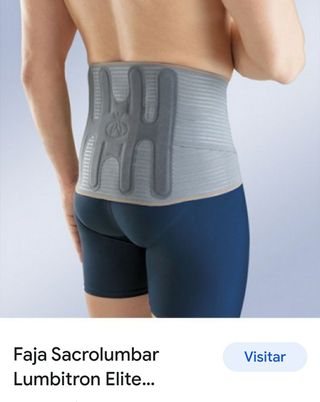 FAJA SACROLUMBAR REFORZADA