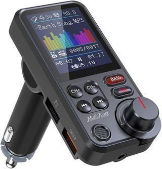Receptor manos libres FM y bluetooth para el coche