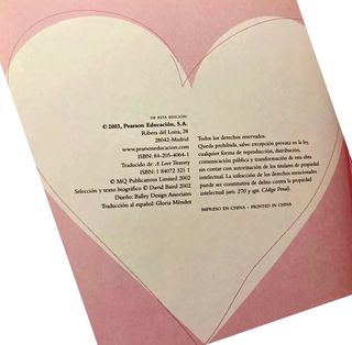 Libro vintage Caprichos de amor, David Baird 2003