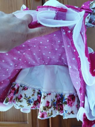 traje de flamenca niña 2/3 años