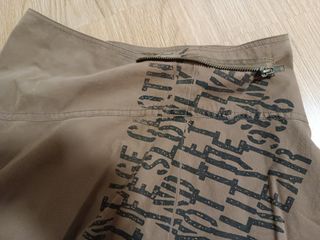 falda tipo globo desigual como nueva