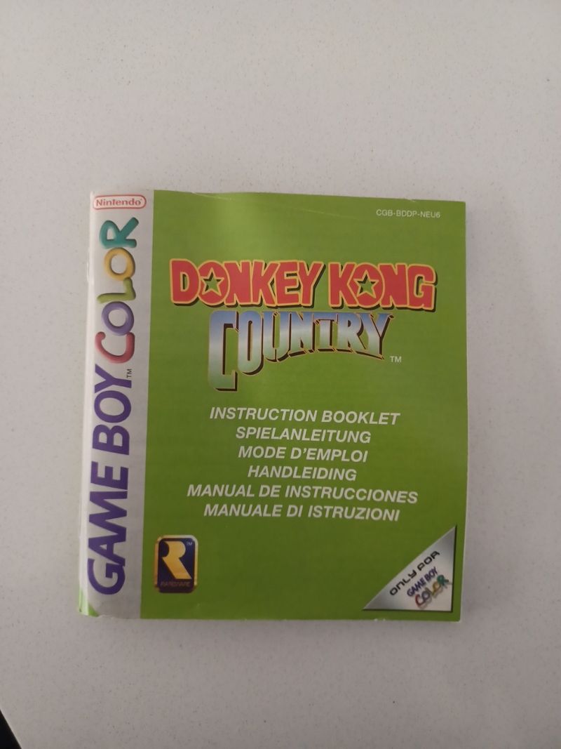 Imagen de Donkey Kong Country manual ORIGINAL