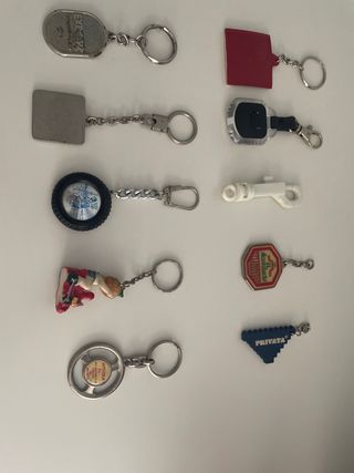 Lote de llaveros vintage 