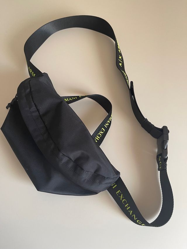 Marsupio donna Armani Exchange nero verde