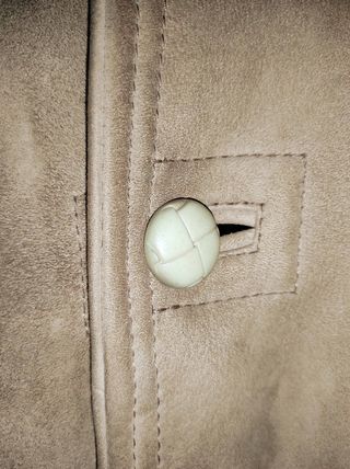 Shearling uomo pelle scamosciata chiara