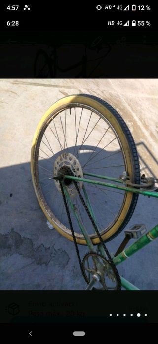 bicicleta bh antigua años 60 vintage paseo mujer 