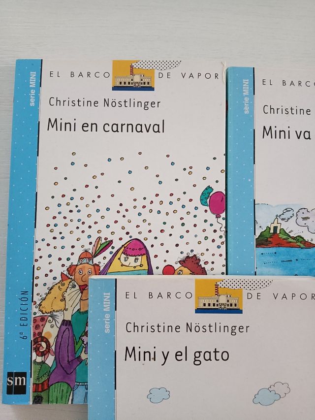 colección 8 libros mini y sus aventuras.
