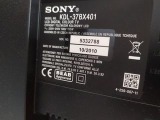 televisión SONY BRAVIA