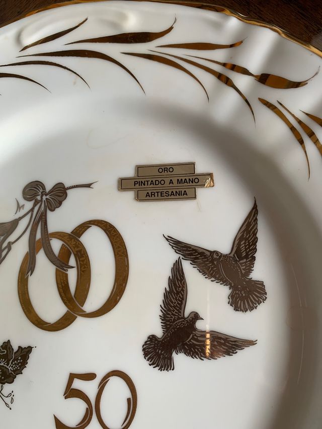 Plato porcelana grande