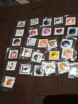 Pegatinas antiguas selladas