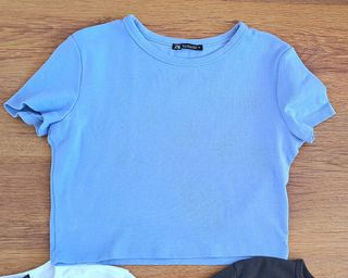 camisetas cortas mujer