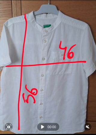 Camisa blanca niño