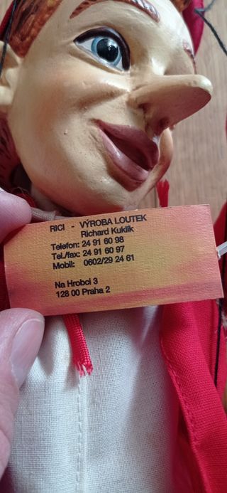 Marioneta Artesanal Rici Marionettes.