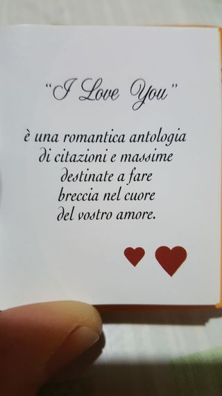 Mini libro di citazioni e massime cm.5x6