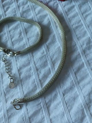 conjunto pulsera y colgante