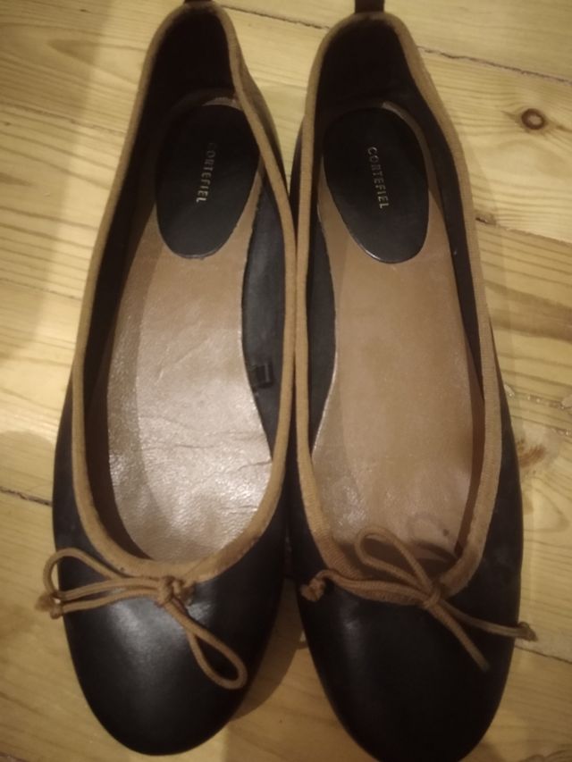 Manoletinas Cortefiel negras