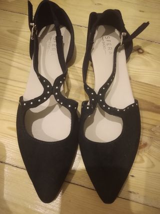 bailarinas talla 39 negras