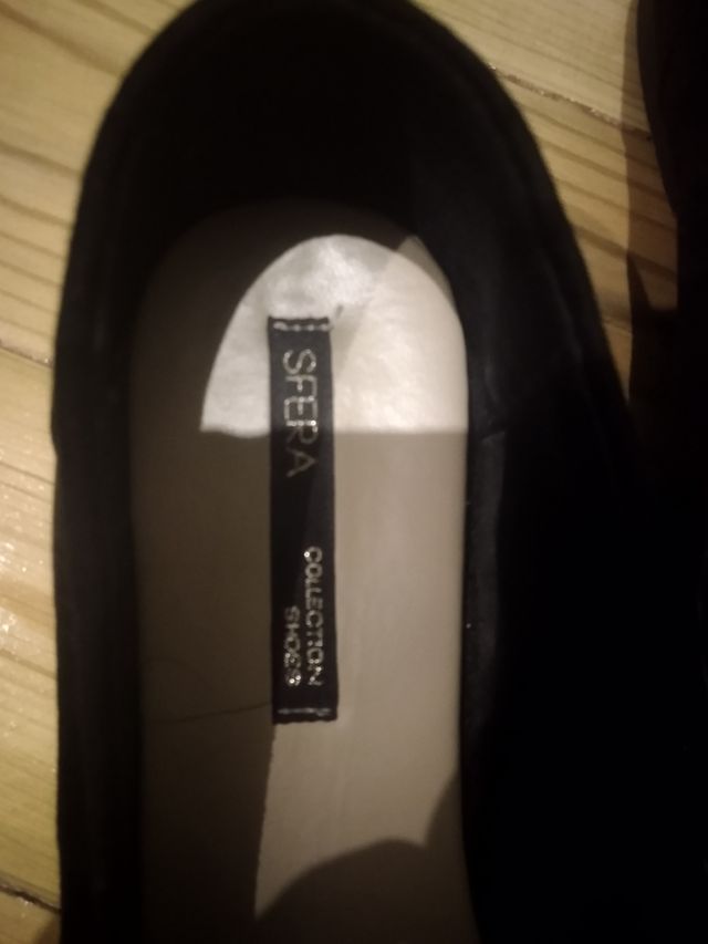 mocasines negros Sfera talla 39