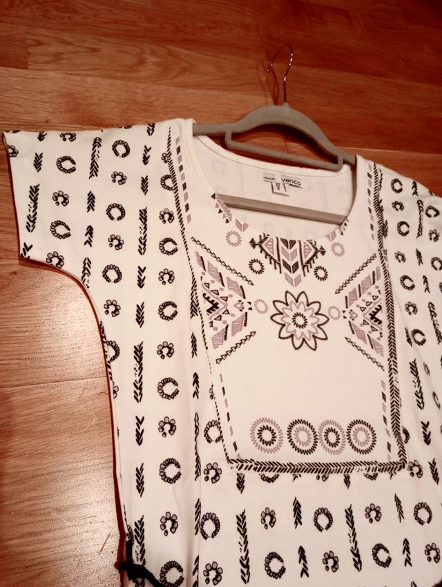 Vestido algodón a estrenar t.38