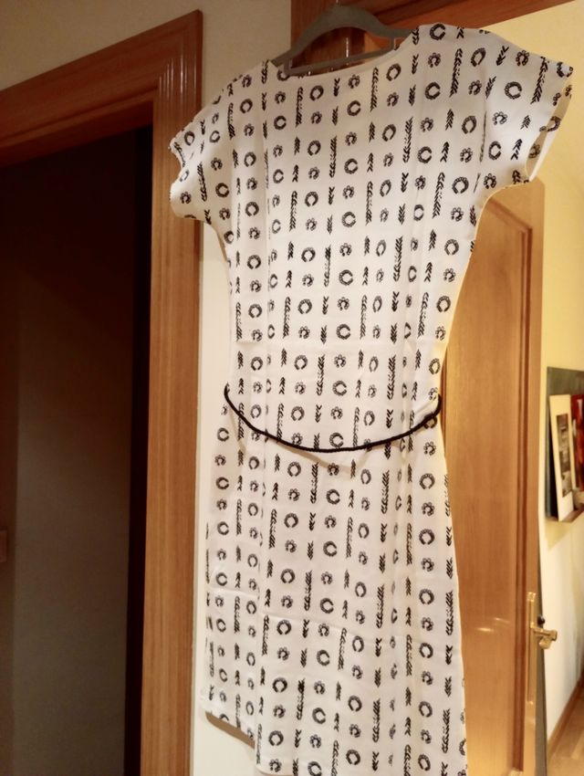 Vestido algodón a estrenar t.38