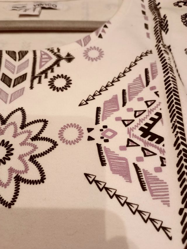 Vestido algodón a estrenar t.38