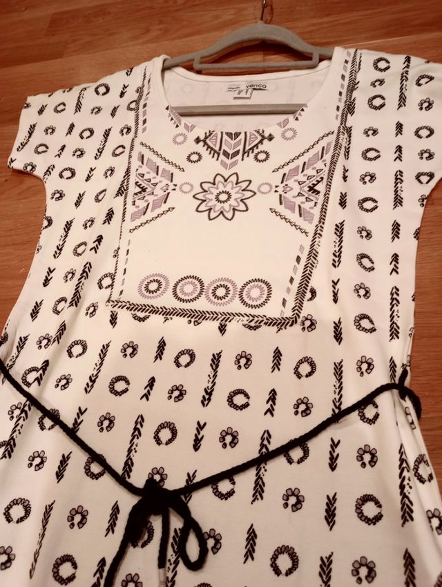 Vestido algodón a estrenar t.38