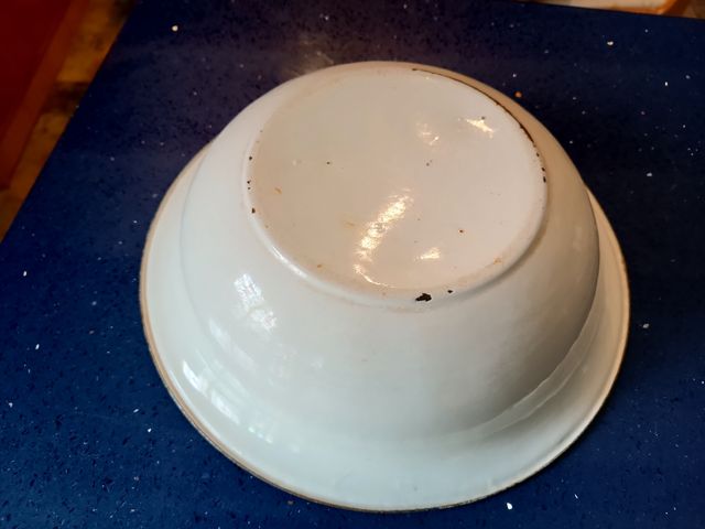 Palangana de porcelana