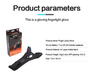 Guantes de pesca luminosos. NUEVO