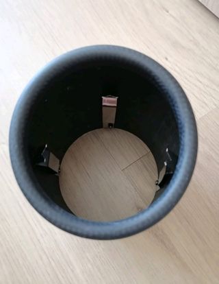 Cola de escape,negro mate con logo Akrapovic,85mm