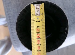 Cola de escape,negro mate con logo Akrapovic,85mm