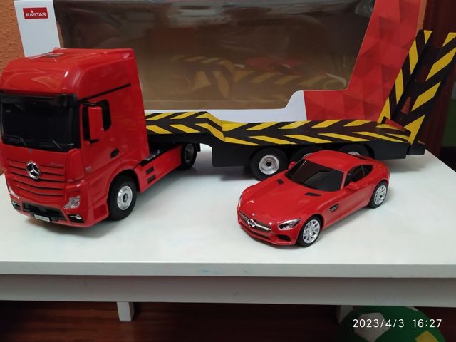 Camion portacoches rc Mercedes Benz Actros