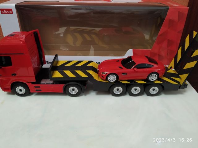 Camion portacoches rc Mercedes Benz Actros