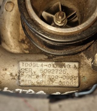 TURBOCOMPRESOR OPEL ASTRA 1.7 CDTI AÑO 2005