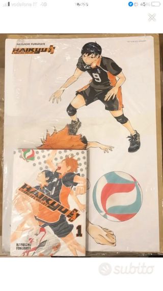 Haikyu Vol. 1 La gazzetta dello sport con poster