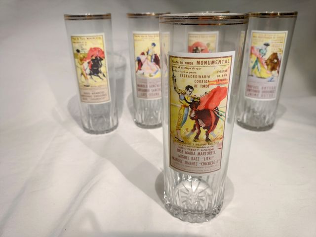 Vasos de coleccionismo - Cartel corridas de toros