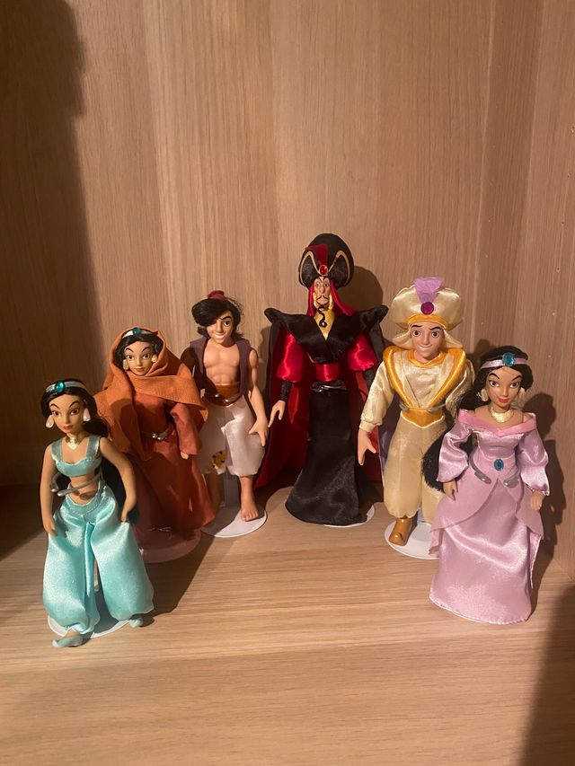 Colección muñecas Aladdin disney COMPLETA