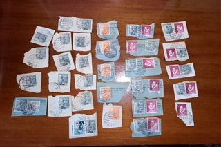 40 sellos de España 1950