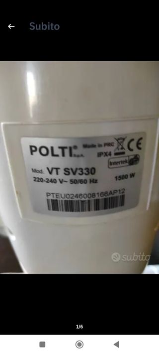 Scopa a vapore Polti Lava Paviment Vaporetto,🌻🌻
