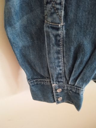 camisa vaquera manga larga