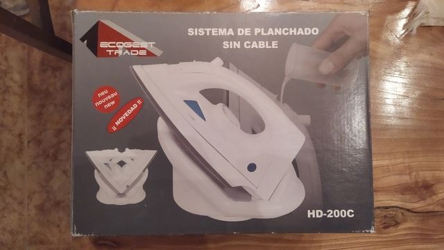 Plancha de viaje sin cable