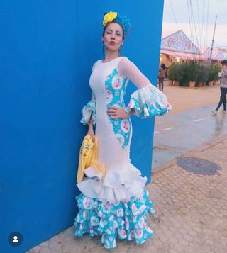Traje flamenca como nuevo 38