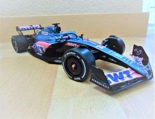 ALPINE A522 GP MONACO FERNANDO ALONSO 1:18